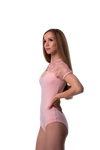 Ciao Bella Mesh Amore Onesie in Pink