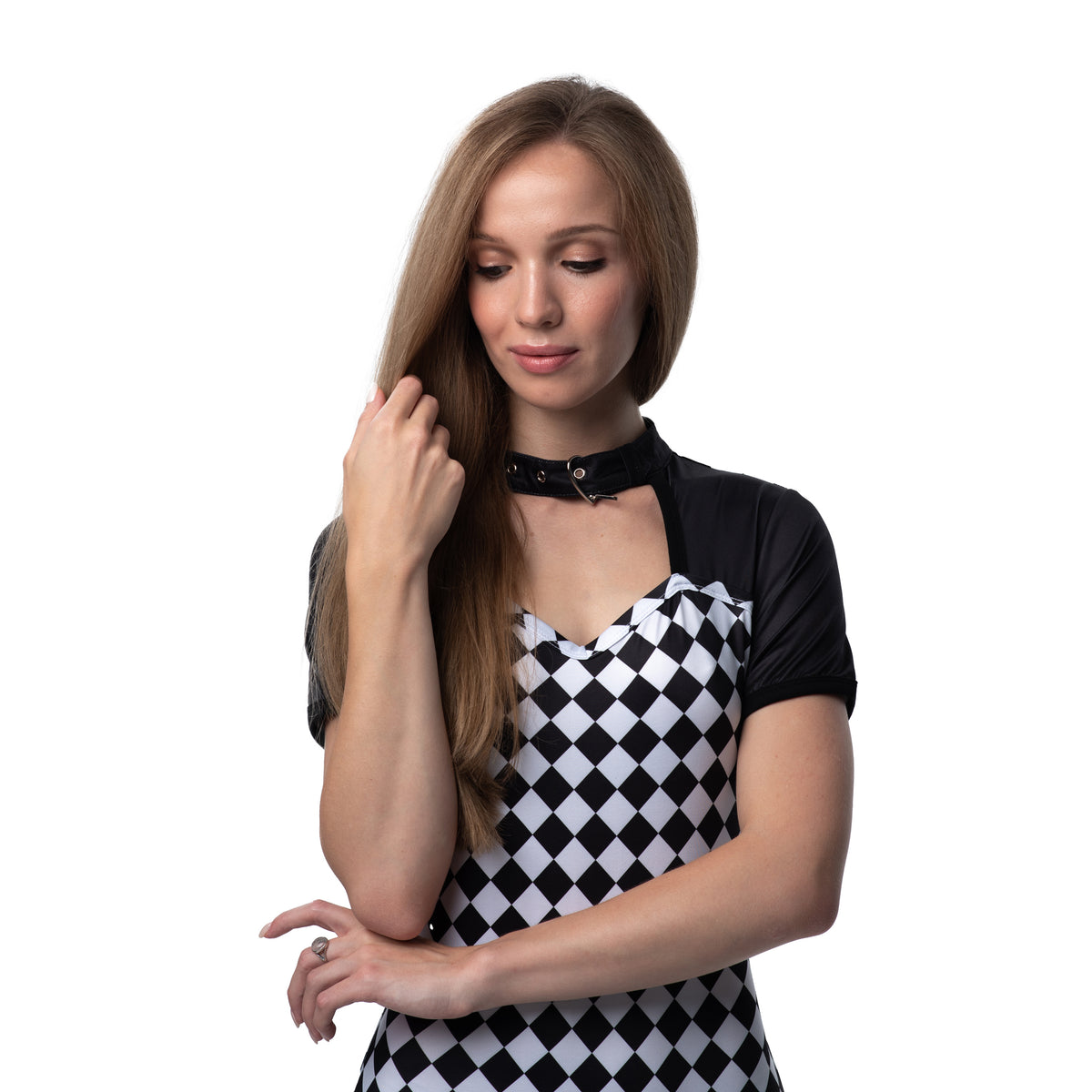 Ciao Bella Aria collared adult onesie, photo 2