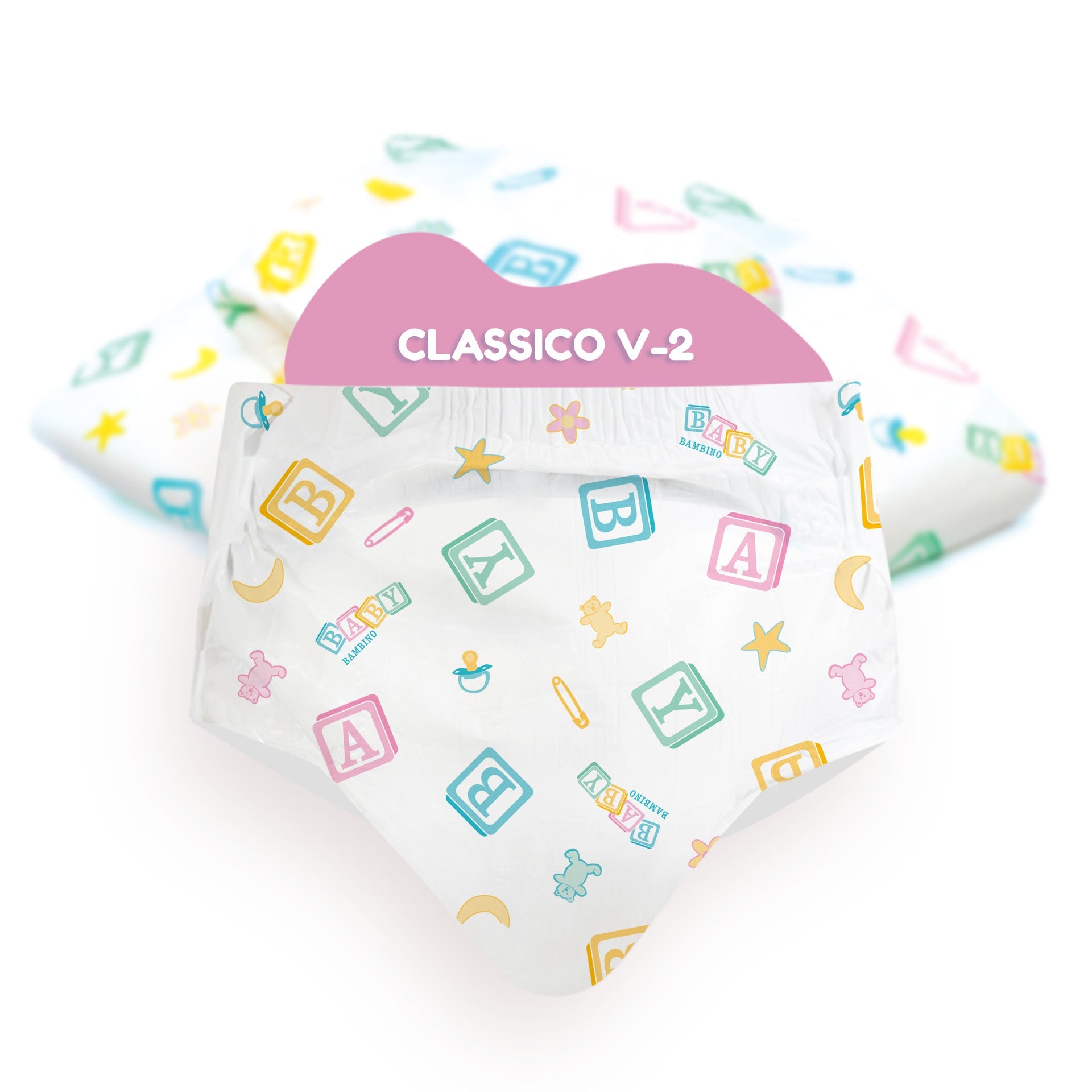 Bambino Diapers Classico All Over Print Diapers