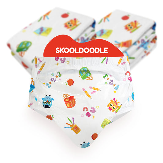 Skooldoodle All Over Print Diapers