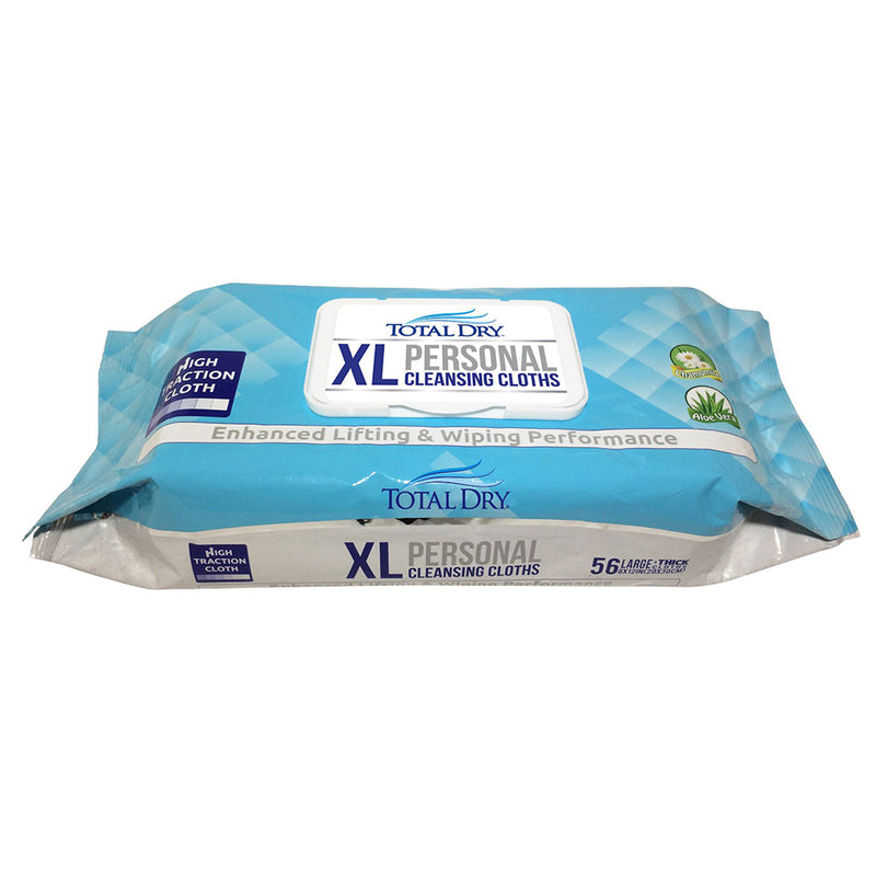 Total Dry XL Personal Cleansing Wipes 3 Pack